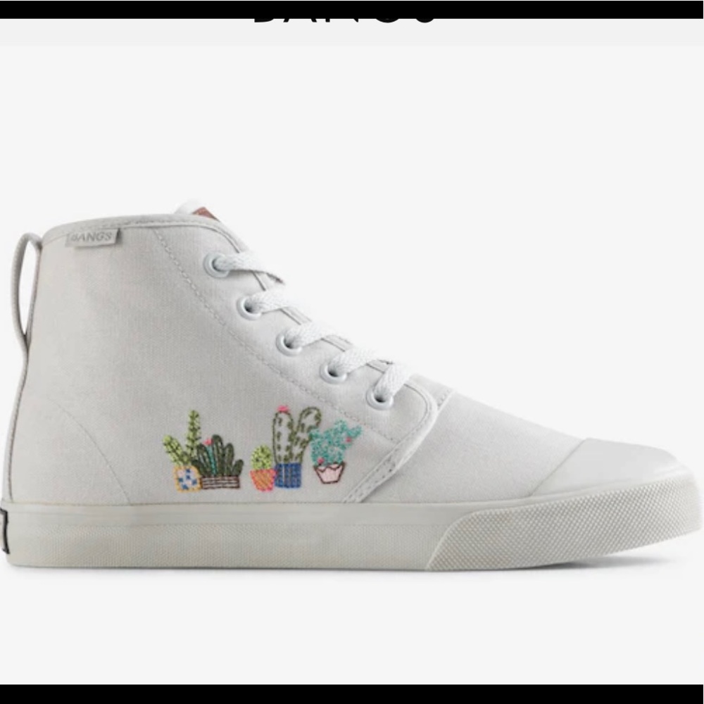 BANGS high tops London fog succulent size 7.5